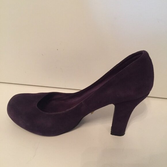 JEFFREY CAMPBELL SHOES HEELS PUMPS PURPLE SUEDE LEATHER - Picture 4 of 11